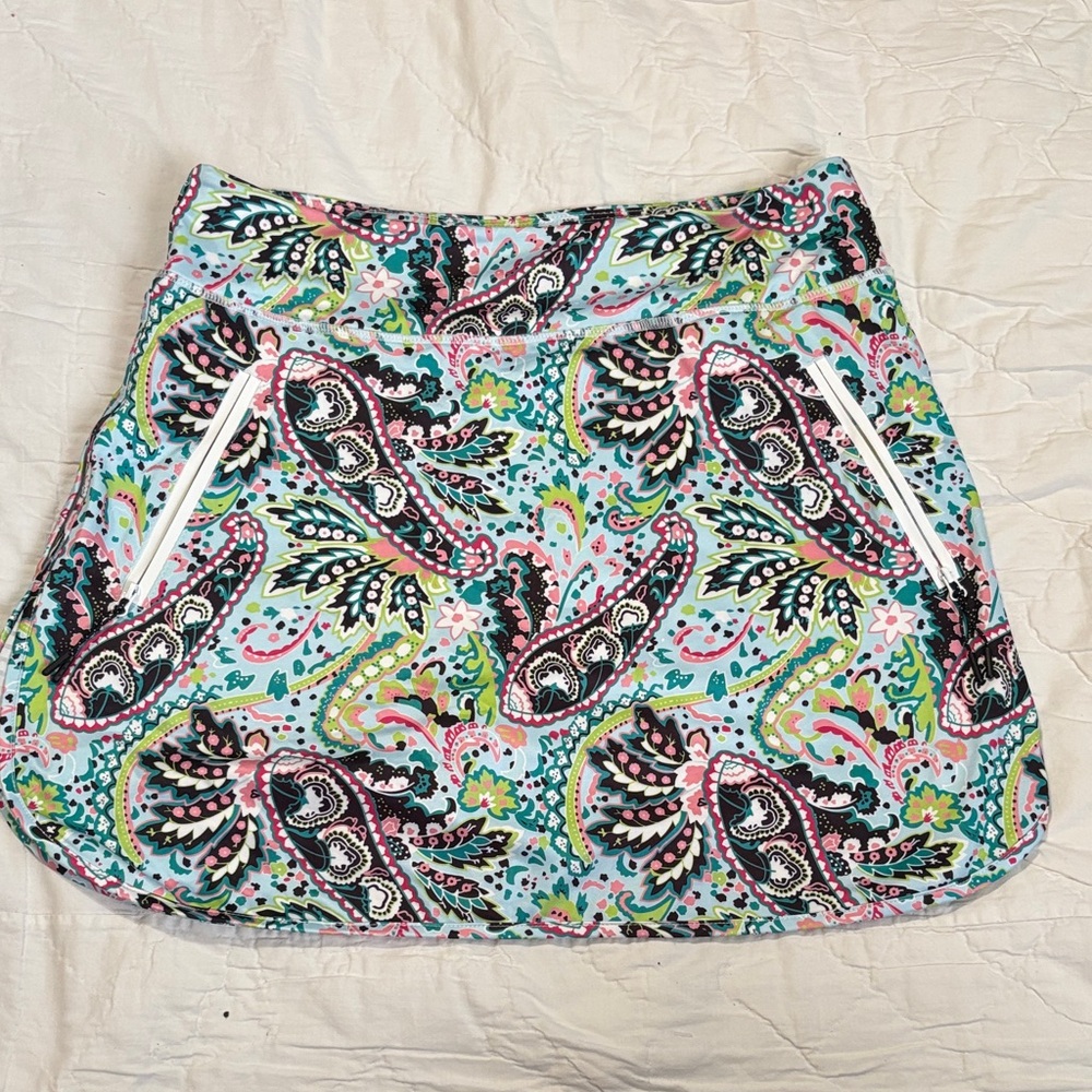 Vibrant Paisley Women's Skort